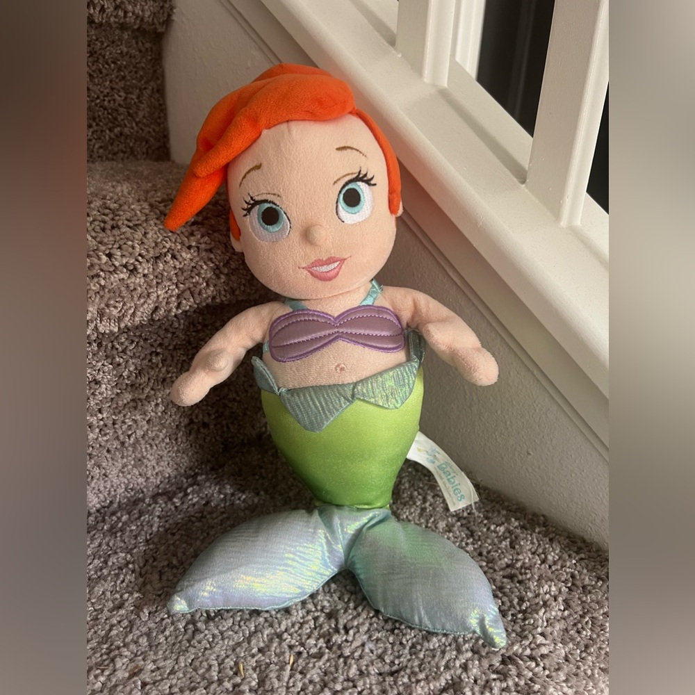 Disney Parks - Disney Babies Ariel Little Mermaid Baby Plush Soft Toy
